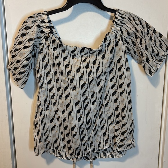 Bailey/44 Anthropologie Juniper Monkey Print Rope Tie Halter Top XSmall - Picture 8 of 8